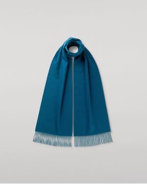 Johnstons of Elgin Cashmere Scarf - Blue