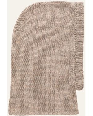 Johnstons of Elgin Donegal Cashmere Hood - Natural