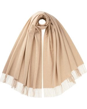 Johnstons of Elgin Cashmere Stole - Natural