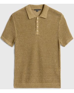 John Varvatos Tapia Polo - Green