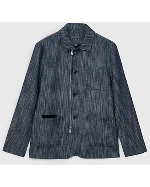 John Varvatos Homer Zip Jacket - Blue
