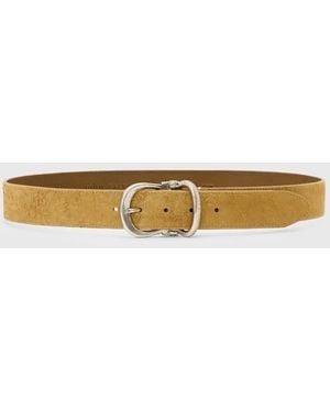 John Varvatos Filmore Guitar Hinge Belt - White
