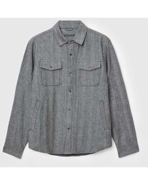 John Varvatos Jameson Shirt Jacket - Gray