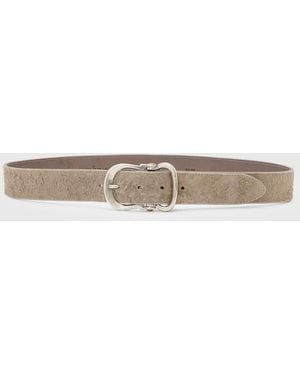 John Varvatos Filmore Guitar Hinge Belt - White