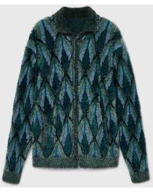 John Varvatos Fardella Cardigan - Green