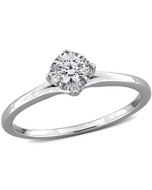 Created Forever 1/5Ct Tw Lab-Grown Diamond Solitaire Engagement Ring - White