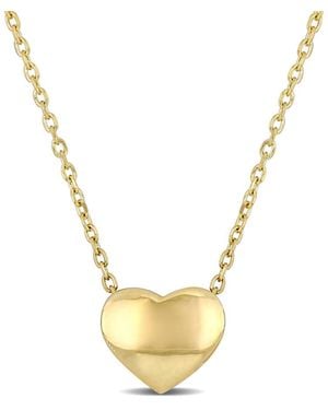 Amour Classic Heart Necklace - Metallic