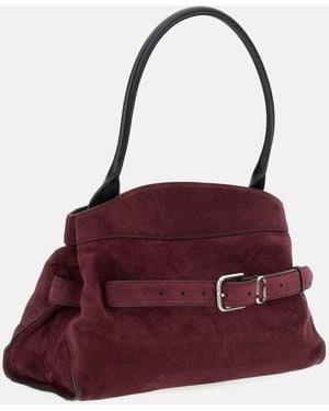 Marc Jacobs The Suede Dakota Satchel - Purple