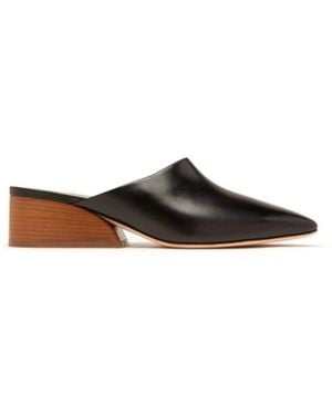 Bally Genny 45 Leather Mules, Brand Size 36 Us - Brown