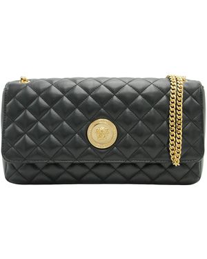 Versace Leather Crossbody Bag - Grey