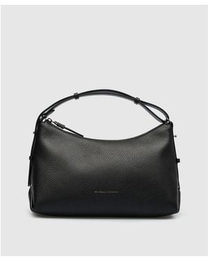 Brunello Cucinelli Leather Shoulder Bag - Black