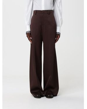 Brunello Cucinelli Dark Wide Trousers - Brown