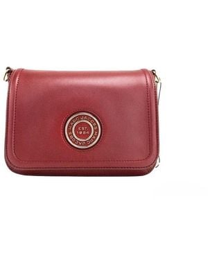 Marc Jacobs Metal Signet Smooth Leather Crossbody Bag - Red