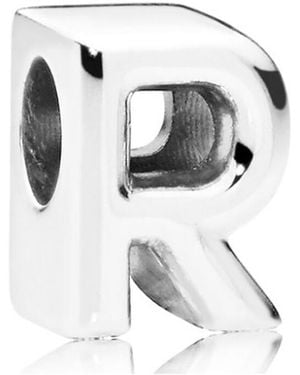 PANDORA Letter R Charm - White