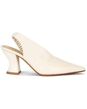 Bottega Veneta 75Mm Leather Court Shoes - White