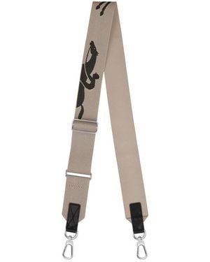 Longchamp Clay Canvas Shoulder Strap - Natural