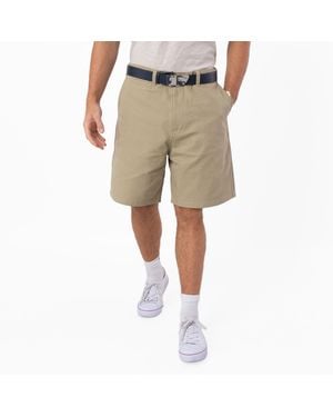 Burberry Twill Weave Bermuda Cotton Shorts - Natural