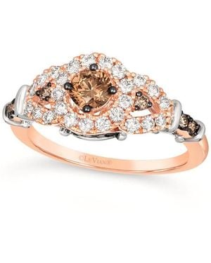 Le Vian Chocolate Solitaire Rings Set - Metallic