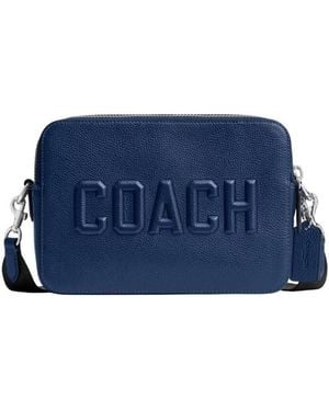 COACH Graphic Charter Crossbody Bag 24 - Blue