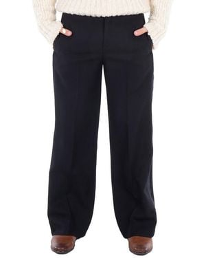 Balenciaga Side Stripe Rental Tuxedo Pants - Blue