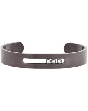 Messika Move Titanium Graphite Diamond Bangle - Brown