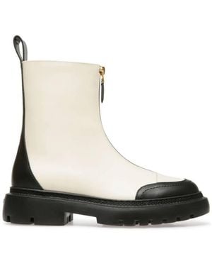 Bally Giuli Leather Zipped Ankle Boots, Brand Size 40 Us - Black