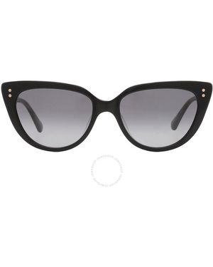 Kate Spade Shaded Cat Eye Sunglasses Alijah/g/s 0807/9o 53 - Black
