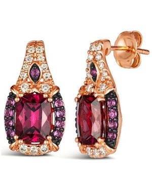 Le Vian Ladies Raspberry Rhodolite Earrings Set - Red