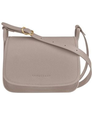Longchamp Le Foulonne S Crossbody Bag - Grey