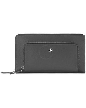 Montblanc Sartorial Zipped Leather Bag - Black