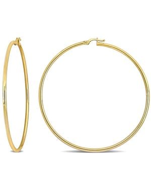 Amour 64.5Mm Hoop Earrings - Metallic