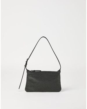 Brunello Cucinelli Textured Shoulder Bag - Multicolor