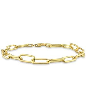 Amour 6Mm Paperclip Chain Bracelet - Metallic