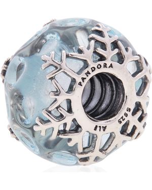 PANDORA Snowflake Sterling Charm - Blue