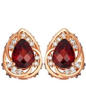 Le Vian Ladies Crembrule Earrings Set - Red