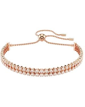Swarovski Matrix Tennis Bracelet - Metallic