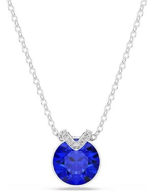 Swarovski Bella V Pendant Crystal Necklace - Blue