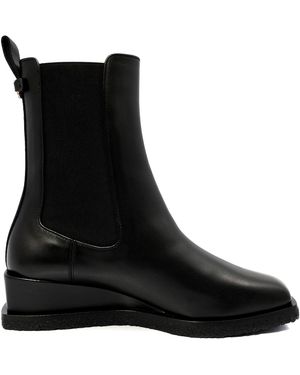 Ferragamo Ladies Boots, Us - Black