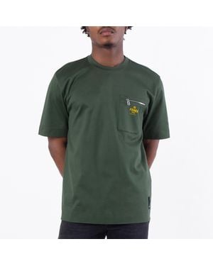 Fendi Crewneck Cotton T-Shirt - Green