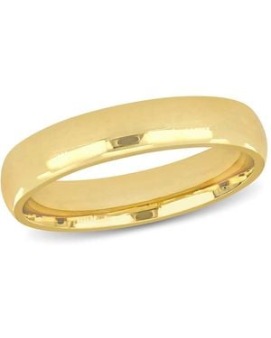 Amour 4.5Mm Finish Comfort Fit Wedding Band - Metallic