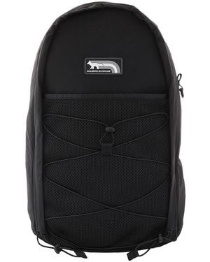 Maison Kitsuné Flash Fox Nylon Backpack - Black