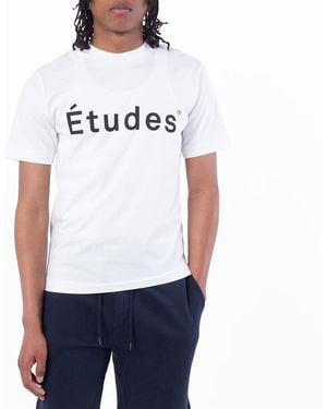 Etudes Studio Wonder Logo Print Cotton T-Shirt - White