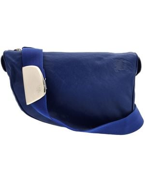 Burberry Knight Medium Shield Messenger Bag - Blue