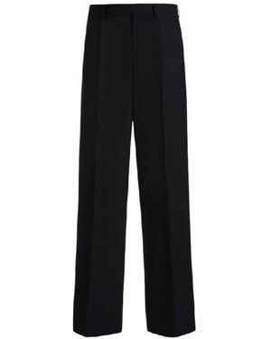 Bally Wool-Blend Tailored Pants, Brand Size 48 Waist - Black