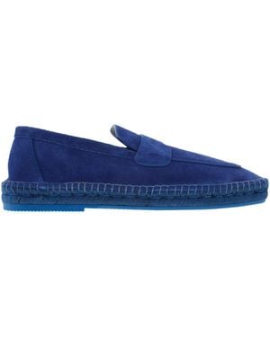 Ferragamo Ferragamo Desco Suede Espadrilles Loafer, Size 9 - Blue