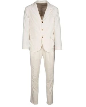 Brunello Cucinelli Off Tailored Suit, Brand Size 48 (Us - Natural