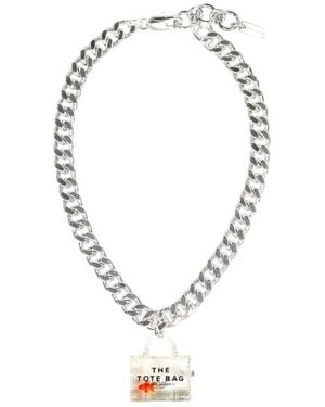 Marc Jacobs The Tote Bag Goldfish Necklace - Metallic