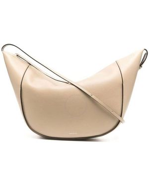 Wandler Shell maggie Leather Shoulder Bag - Natural