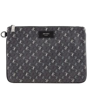 Jimmy Choo Derek-N Pouch - Gray