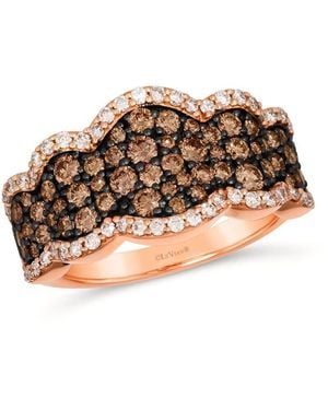 Le Vian Ladies Chocolate And Strawberry Rings Set - Multicolour